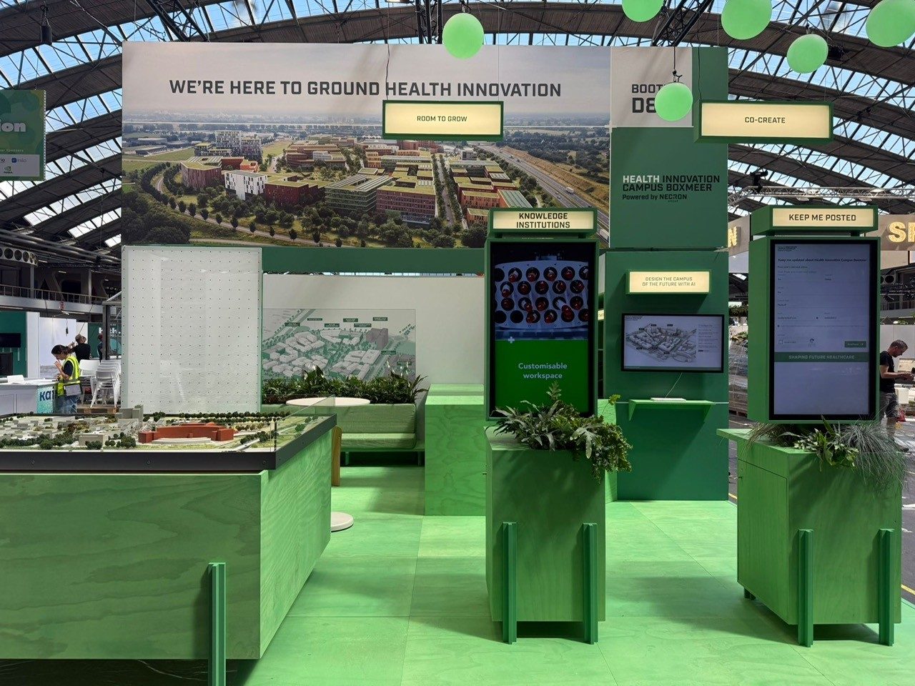 HLTH Europe stand HICB HLTH Europe stand HICB