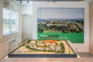 indicative scale model in information centre hicb