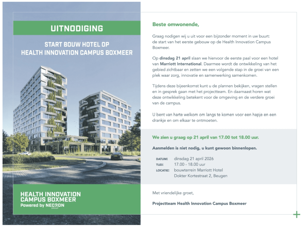 Invite omwonenden Invite omwonenden